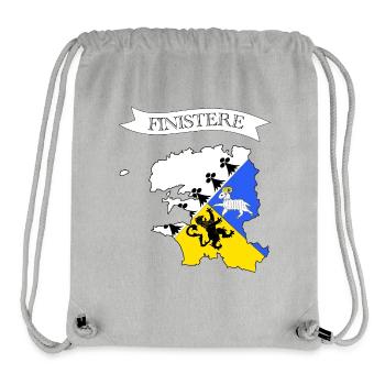 Finistère - Sac à cordon recyclé Stanley/Stella - gris chiné - Devant