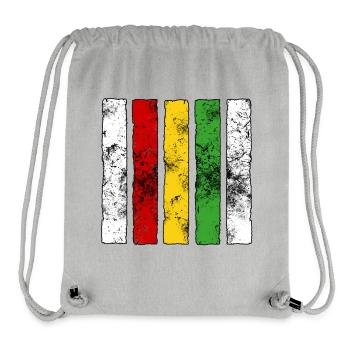 Reggae Zeichen - Stanley/Stella recycelter Gym Bag - Grau meliert - Vorne