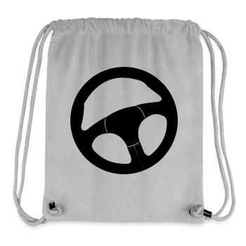 Auto Lenkrad - Stanley/Stella recycelter Gym Bag - Grau meliert - Vorne