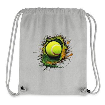 Balle de tennis - Sac à cordon recyclé Stanley/Stella - gris chiné - Devant