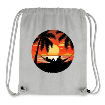 Sunset Serenity - Stanley/Stella Recycled Gym Bag - heather grey - Front