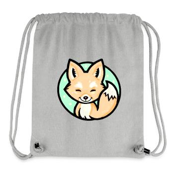 Kleiner Fuchs (Bunt) - Stanley/Stella recycelter Gym Bag - Grau meliert - Vorne
