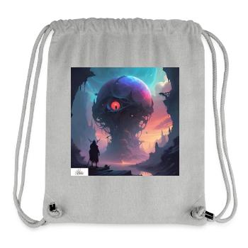 Fantasy sphere dreamscape - Stanley/Stella Recycled Gym Bag - heather grey - Front