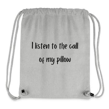 Pillow call - Stanley/Stella Recycled Gym Bag - heather grey - Front