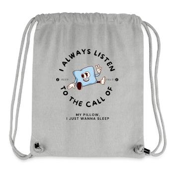 Kissen rufen Karikatur - Stanley/Stella recycelter Gym Bag - Grau meliert - Vorne
