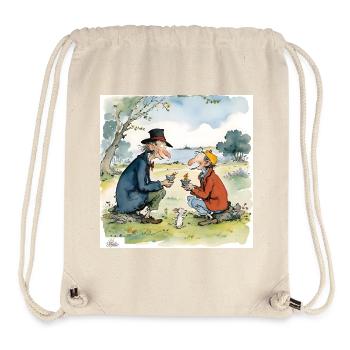Amis aînés ensemble - Sac à cordon recyclé Stanley/Stella - blanc naturel - Devant