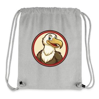 Albatross Colorful Kawaii Cartoon Character Pet - Stanley/Stella Recycled Gym Bag - heather grey - Front