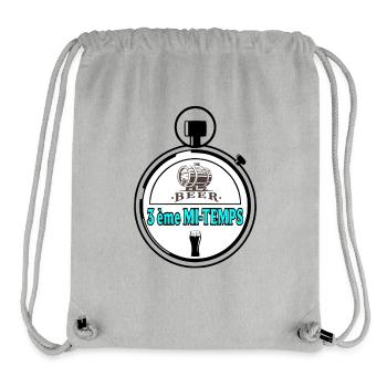 3rd Half - Stanley/Stella Recycled Gym Bag - heather grey - Front