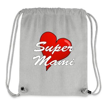 SUPER MAMI - Stanley/Stella recycelter Gym Bag - Grau meliert - Vorne