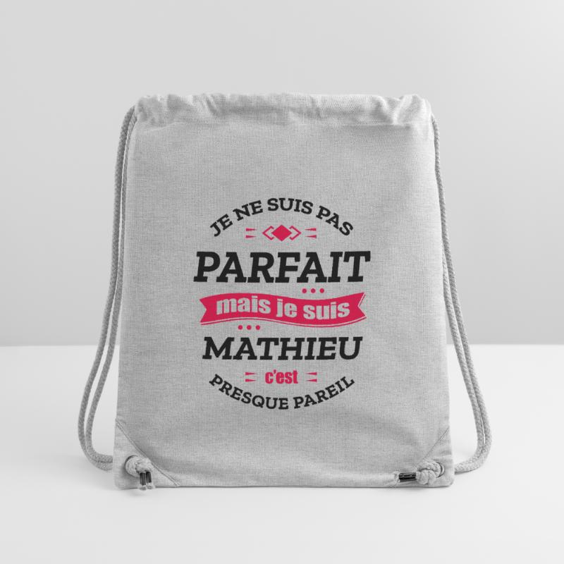 MATHIEU PARFAIT - PRENOM MATHIEU Sac à cordon recyclé Stanley/Stella