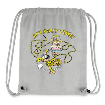 Marsupilami It's Party Time Birthday Design - Stanley/Stella Recycled Gym Bag - heather grey - Front