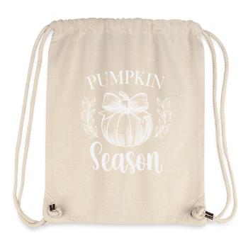 Kürbis Saison Illustration - Stanley/Stella recycelter Gym Bag - Naturweiß - Vorne
