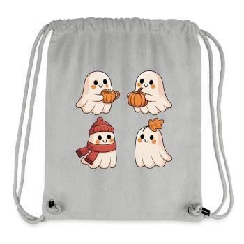 Warm Autumn Ghosts - Stanley/Stella Recycled Gym Bag - heather grey - Front