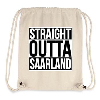 TOUT DROIT SORTI DE LA SARRE - Sac à cordon recyclé Stanley/Stella - blanc naturel - Devant