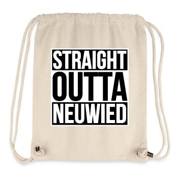 Straight Outta Neuwied - Stanley/Stella recycelter Gym Bag - Naturweiß - Vorne