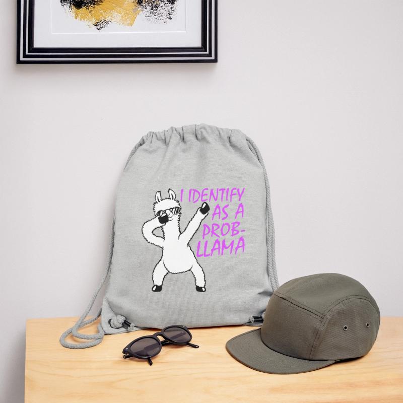 I Identify As A Probllama Cool Lama Problem Spruch Stanley/Stella recycelter Gym Bag