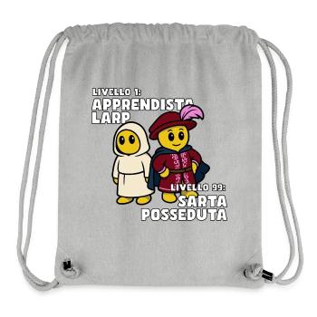 Besessene Schneiderin – LARP Evolution - Stanley/Stella recycelter Gym Bag - Grau meliert - Vorne