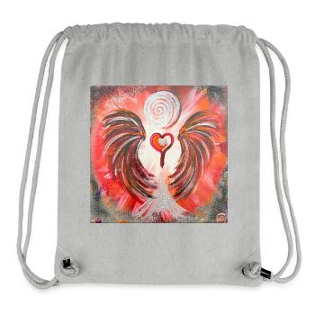 Herzengel Tiefes Erwachen - Stanley/Stella recycelter Gym Bag - Grau meliert - Vorne