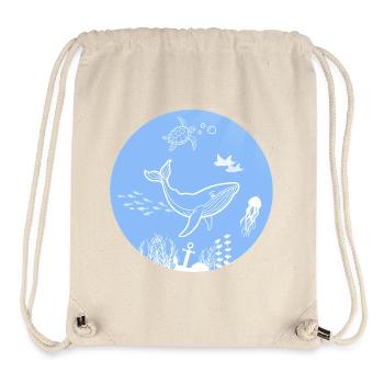 Underwater world - Stanley/Stella recycelter Gym Bag - Naturweiß - Vorne