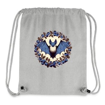 Blue Bat Moonberry Circle - Stanley/Stella recycelter Gym Bag - Grau meliert - Vorne