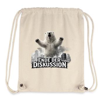 End of discussion Bear - Stanley/Stella Recycled Gym Bag - natural - Front