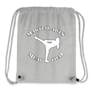 Muay thai - Stanley/Stella Recycled Gym Bag - heather grey - Front