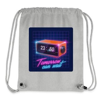 Tomorrow Can Wait - Stanley/Stella recycelter Gym Bag - Grau meliert - Vorne