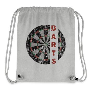 Darts Dartboard 180 Vintage - Stanley/Stella Recycled Gym Bag - heather grey - Front