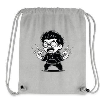 Gamer Anger Controller Zerbrochene Wut - Stanley/Stella recycelter Gym Bag - Grau meliert - Vorne