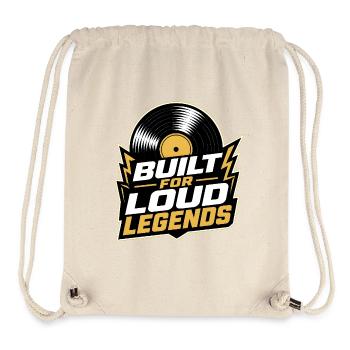 Built for Loud Legends - Vinyl, Lightning - Stanley/Stella Recycled Gym Bag - natural - Front