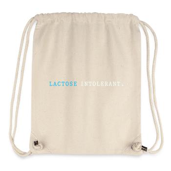 Laktose Intoleranz Blähungen Milch Allergie - Stanley/Stella recycelter Gym Bag - Naturweiß - Vorne