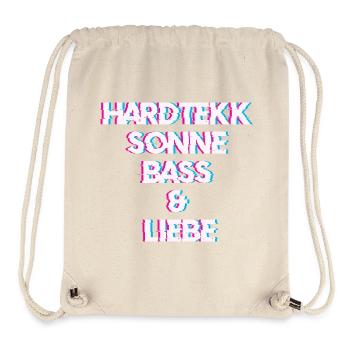 Hardtekk Tekk - Sac à cordon recyclé Stanley/Stella - blanc naturel - Devant