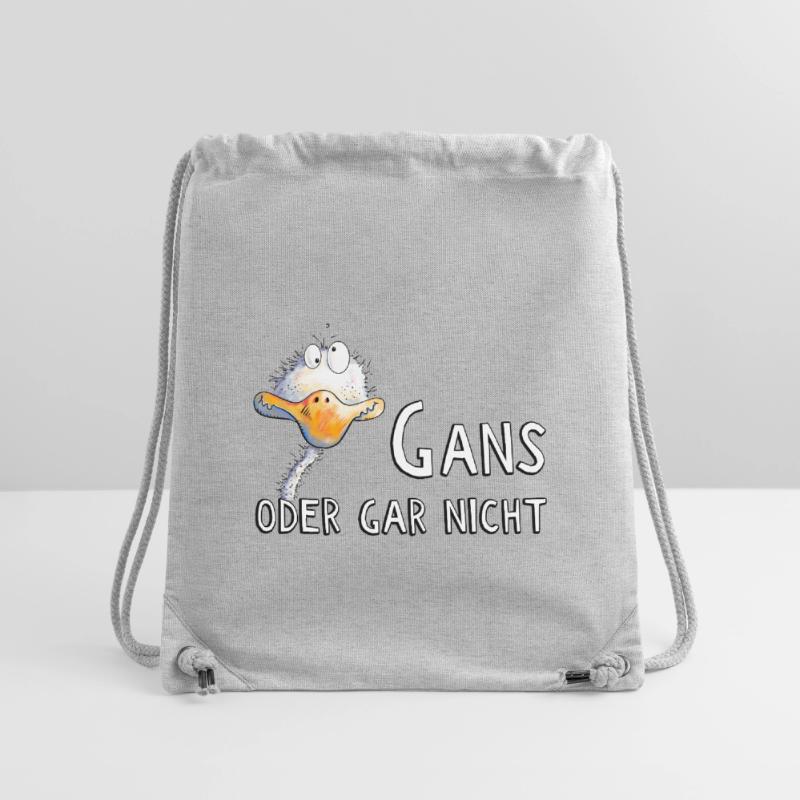 Gans Oder Gar Nicht I Gänse Wortspiel Stanley/Stella recycelter Gym Bag