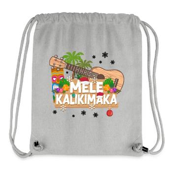 Hawaiian Ukulele Uke Christmas - Stanley/Stella recycelter Gym Bag - Grau meliert - Vorne