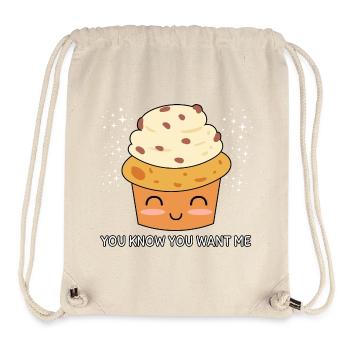 You Know You Want Me - Stanley/Stella recycelter Gym Bag - Naturweiß - Vorne