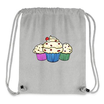 Muffin - Stanley/Stella recycelter Gym Bag - Grau meliert - Vorne