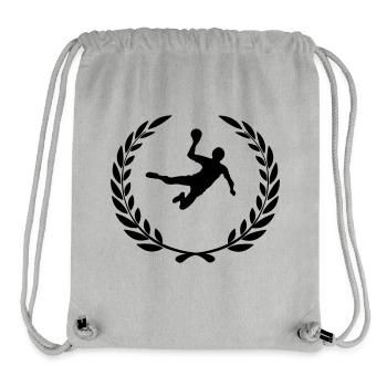 Sportpreis Lorbeerkranz Ball Sport Handball - Stanley/Stella recycelter Gym Bag - Grau meliert - Vorne