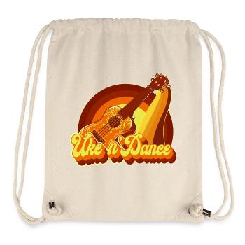 Hawaiian Ukulele Uke Retro 70s - Stanley/Stella Recycled Gym Bag - natural - Front