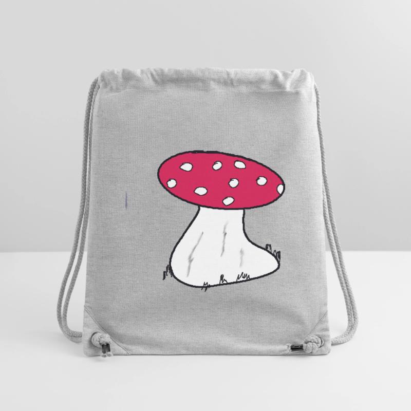 Red Toadstool Cartoon Pattern Stanley/Stella Recycled Gym Bag