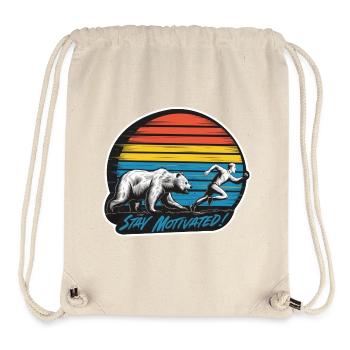 Stay Motivated - Stanley/Stella Recycled Gym Bag - natural - Front