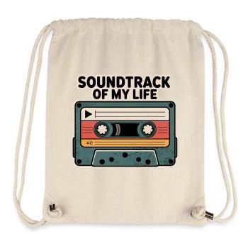 La bande originale de ma vie - Sac à cordon recyclé Stanley/Stella - blanc naturel - Devant