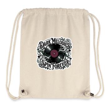 Dark Melodies Spin Forever - Stanley/Stella Recycled Gym Bag - natural - Front