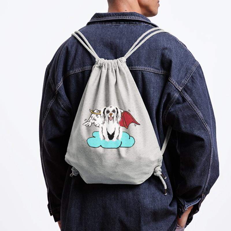 Celestial Satan Dog Hells Dog Devil Angel Stanley/Stella Recycled Gym Bag