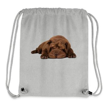 Shar-Pei - Stanley/Stella recycelter Gym Bag - Grau meliert - Vorne