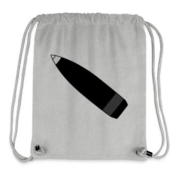 Grenade - Sac à cordon recyclé Stanley/Stella - gris chiné - Devant