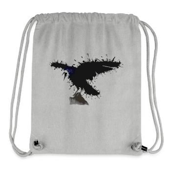 Raven - color blob - Stanley/Stella Recycled Gym Bag - heather grey - Front