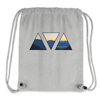 Lago Maggiore - Berge - See - Abenteuer - Stanley/Stella recycelter Gym Bag - Grau meliert - Vorne