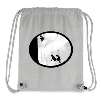 Bauarbeiter - Stanley/Stella recycelter Gym Bag - Grau meliert - Vorne