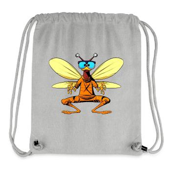 Fly Yogi - Sac à cordon recyclé Stanley/Stella - gris chiné - Devant