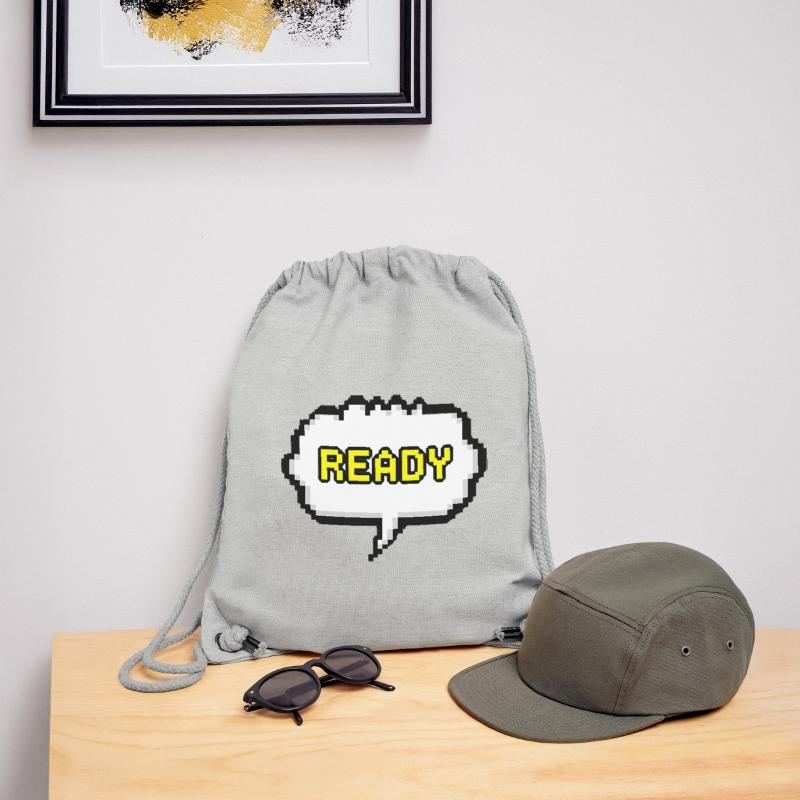 Ready Pixel Speech Bubble Stanley/Stella Recycled Gym Bag